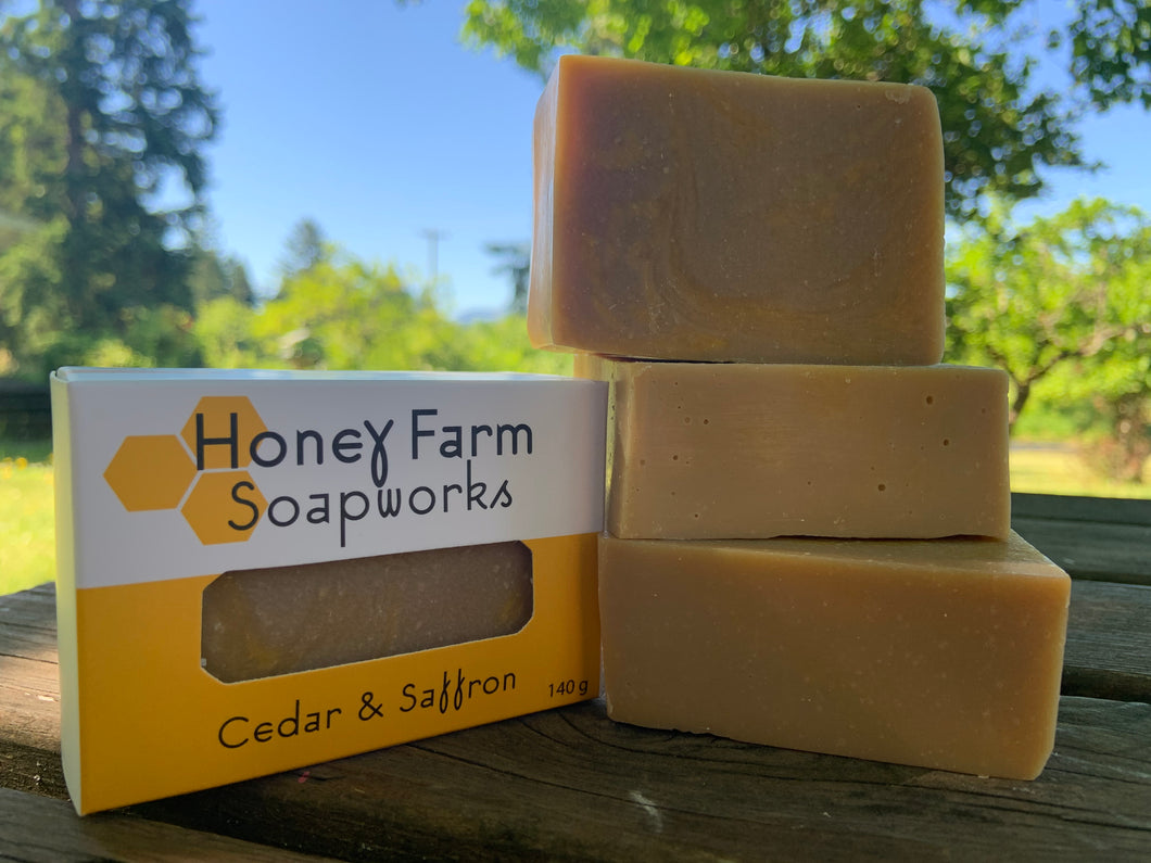 Cedar & Saffron Soap